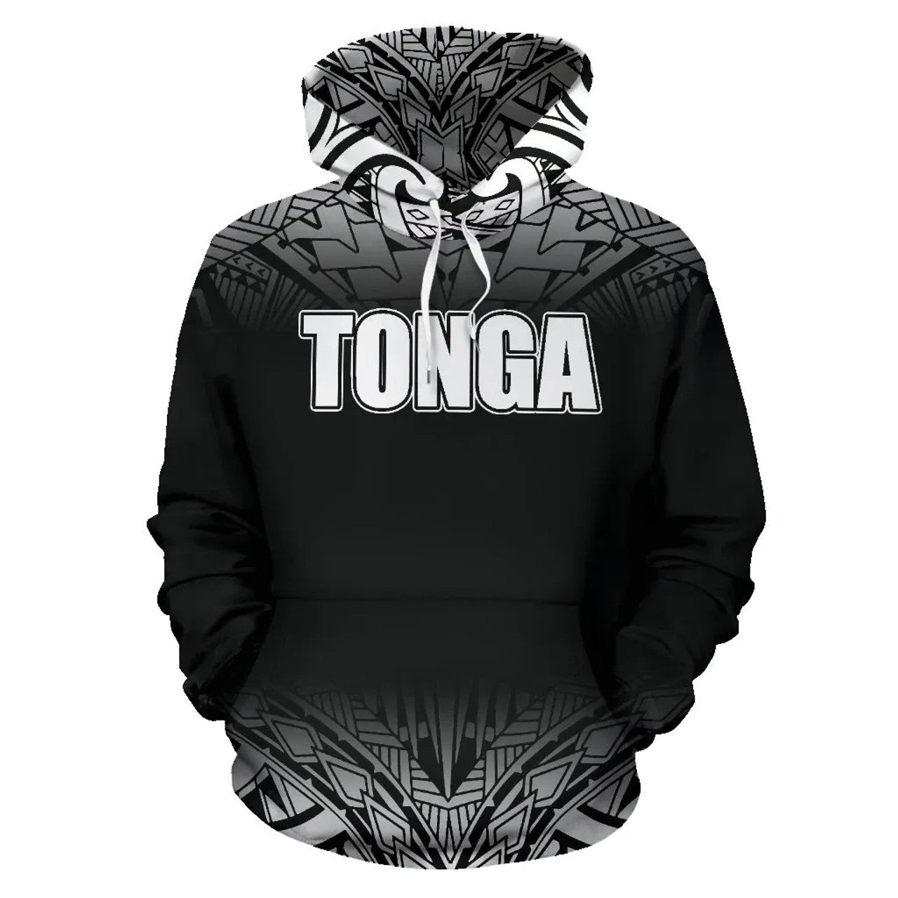 Tonga Fog Black Style Hoodie Unisex