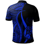 Personalised Tonga Polo Shirt - Polynesian Tentacle Tribal Pattern - AL01