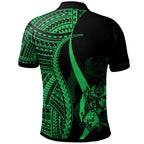 Personalised Tonga Polo Shirt - Polynesian Tentacle Tribal Pattern - AL01