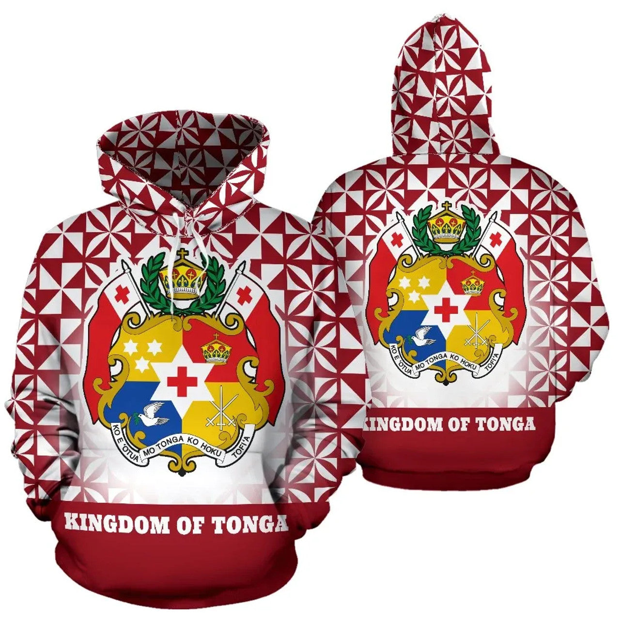 Tonga Pasifika Tonga Coat Of Arms Kingdom Of Tonga Hoodie Unisex