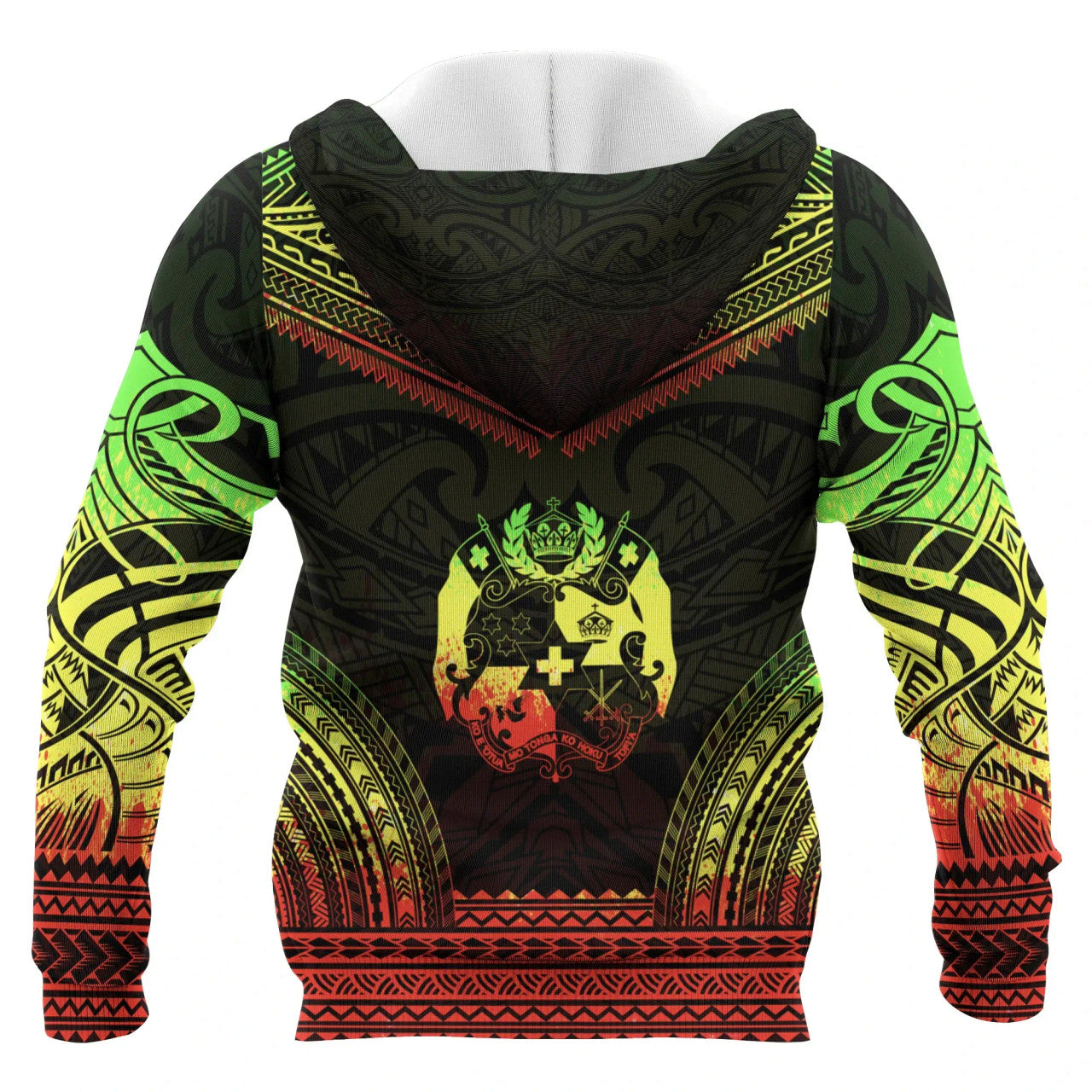 Personalised - Tonga Polynesian Chief Reggae Version Hoodie Unisex