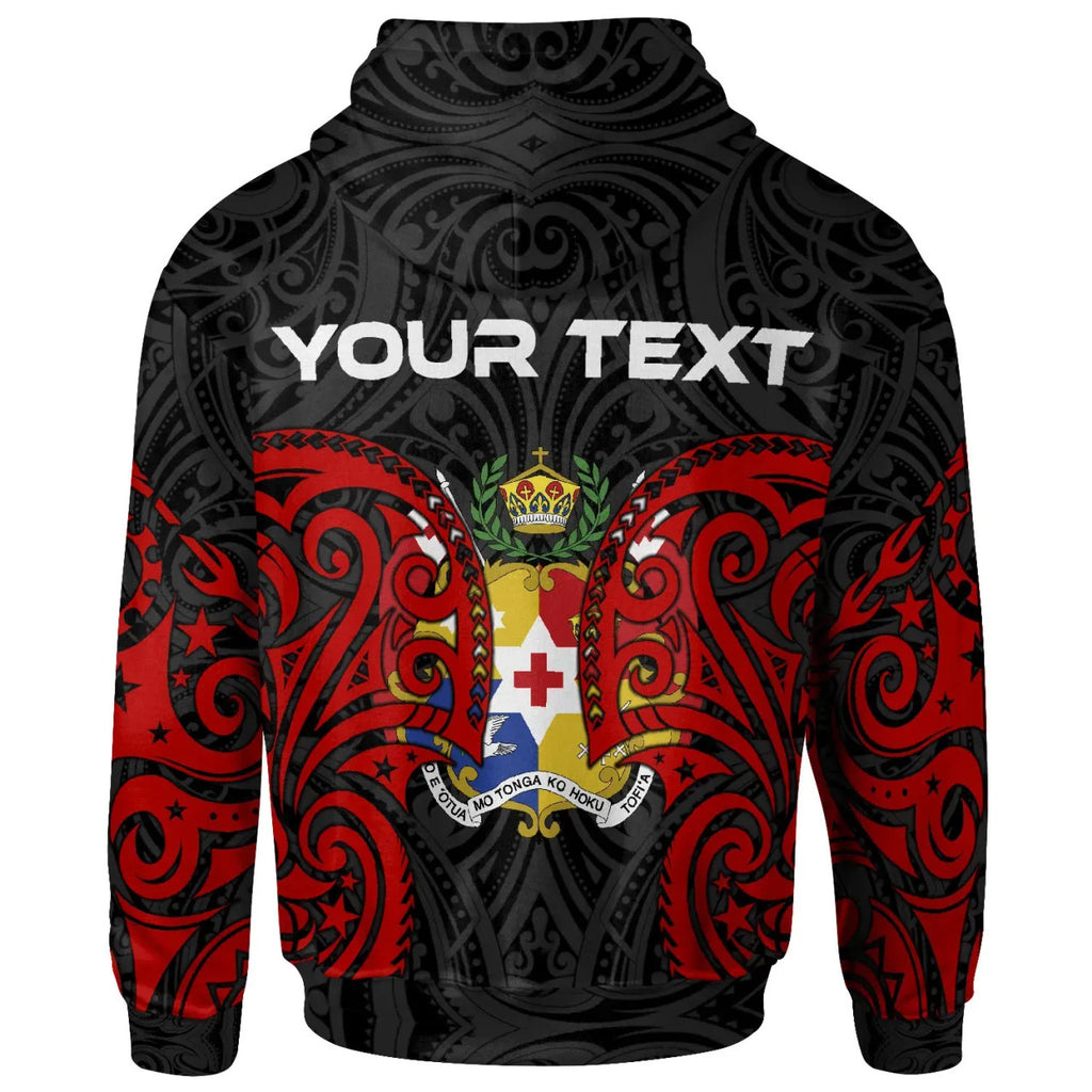 Personalised - Tonga Polyneisan Tongan Spirit Hoodie Unisex