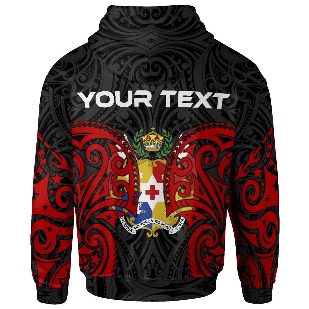 Personalised - Tonga Polyneisan Tongan Spirit Hoodie Unisex