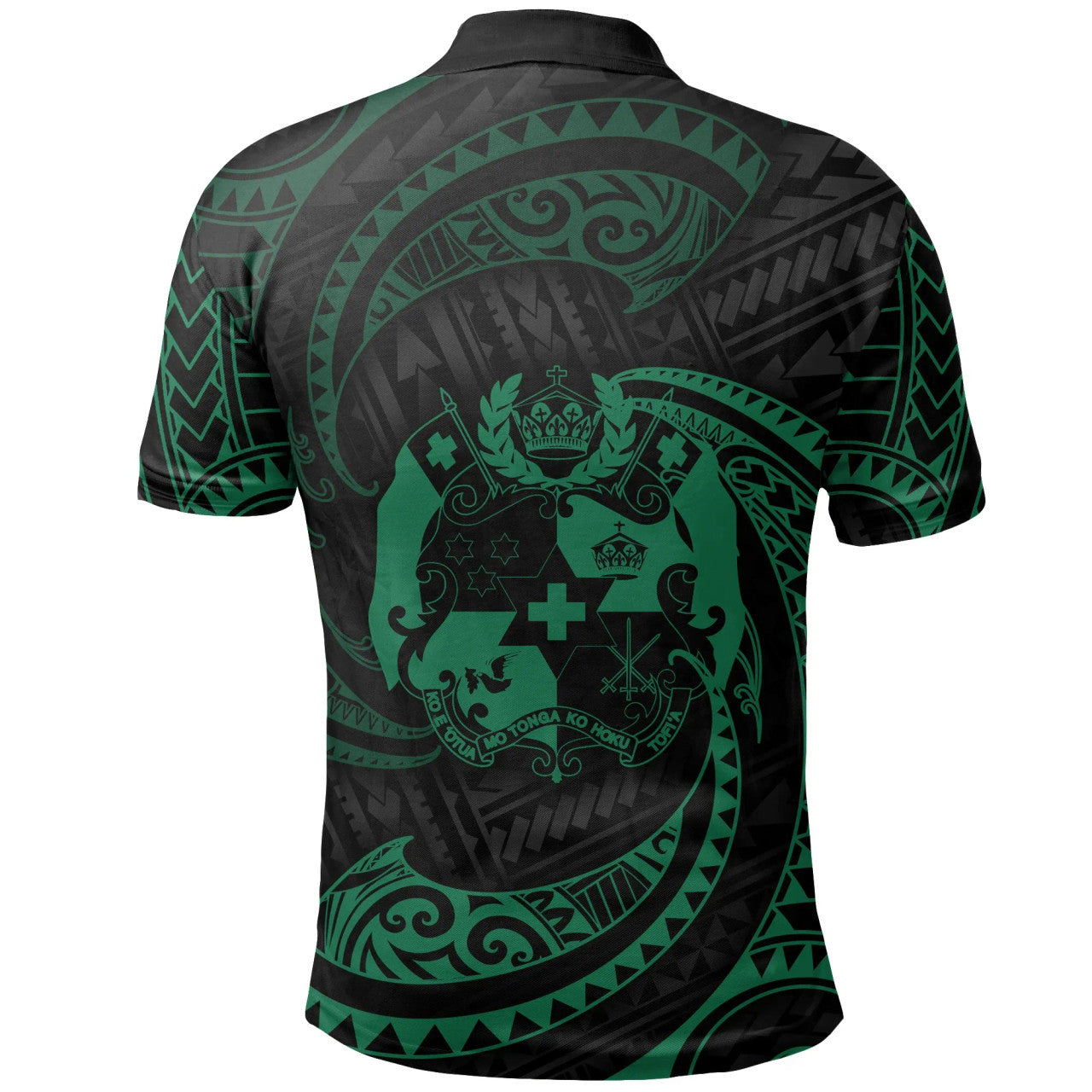 Tonga Polynesian Custom Personalised Polo Shirt - Tribal Wave - AL01