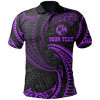 Tonga Polynesian Custom Personalised Polo Shirt - Tribal Wave - AL01