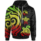 Tonga Polynesian Reggae Tentacle Turtle Hoodie Unisex