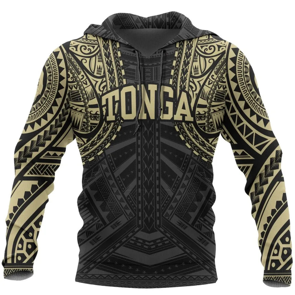 Tonga Polynesian Tattoo Style Hoodie Unisex