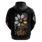 Jeep Rustic Daisy Drive Hoodie