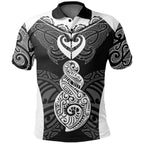 New Zealand Maori Twist Tattoo Polo Shirt Unisex