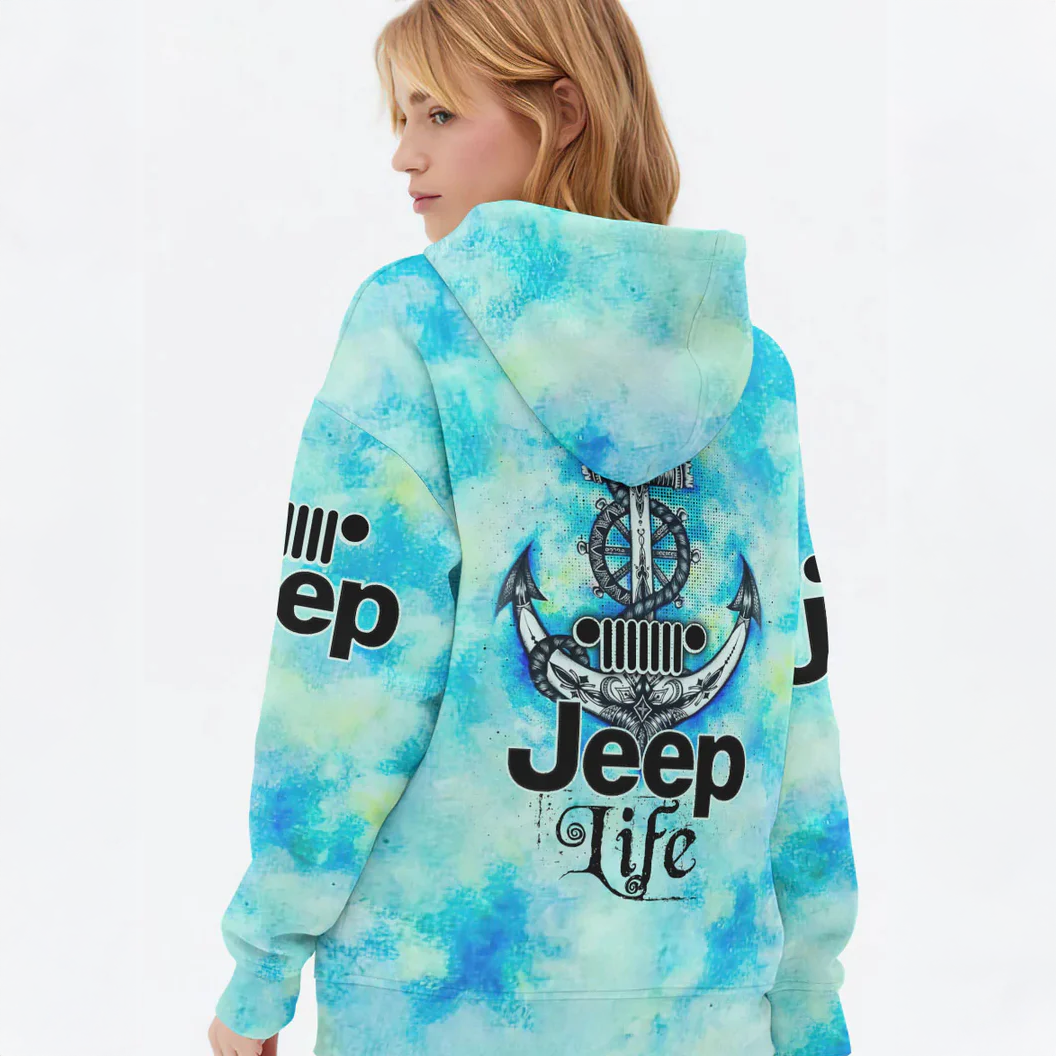 Anchored in Jeep Life Hoodie