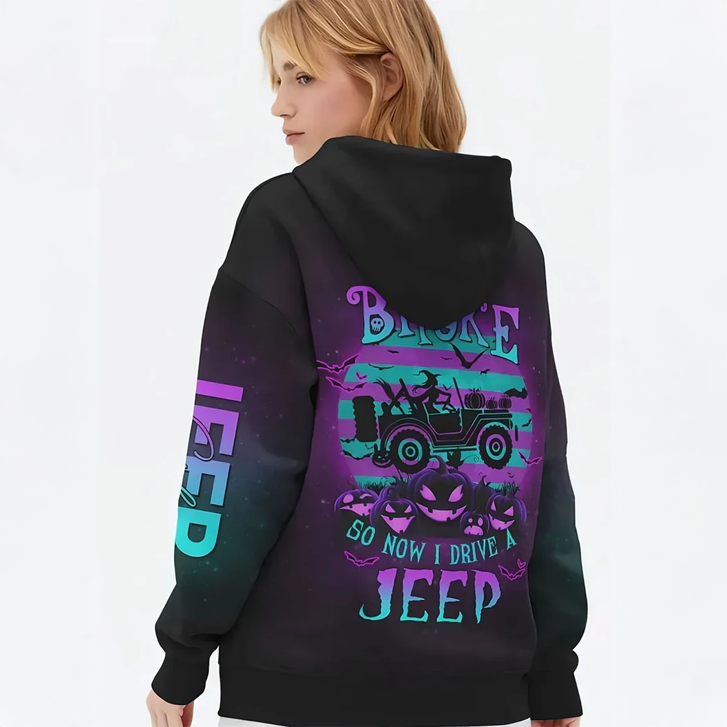 Jeep Vroom Witch Hoodie