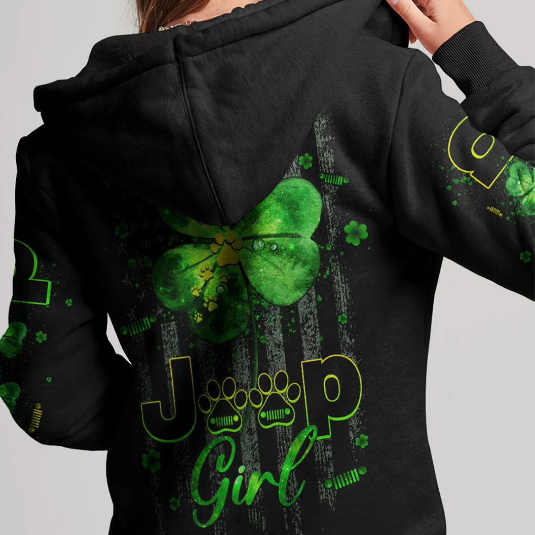 Jeep Lucky Paw Rider Hoodie