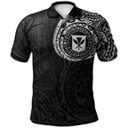 Hawaii Polynesian Polo Shirt - Kanaka Maoli Flag Polynesian Tattoo Style Special - AL01