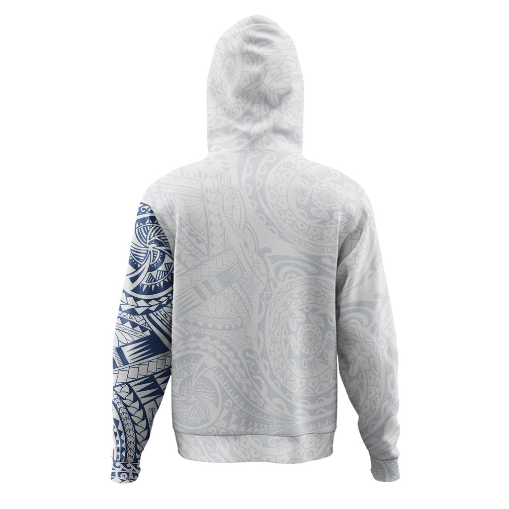 Polynesian Tattoo Hoodie With White Style For Men/Women