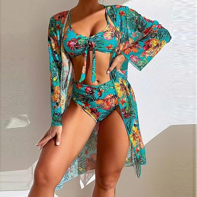 Heatwave 3-Piece Bikini Set