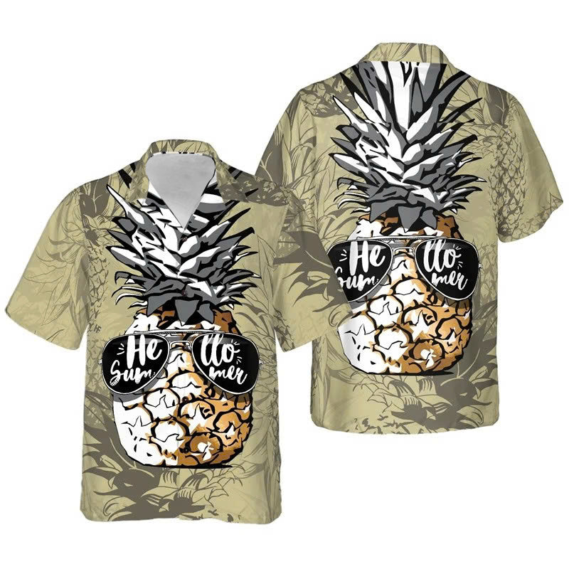 Summer Chill Pineapple Hawaiian Shirt For Men/Women