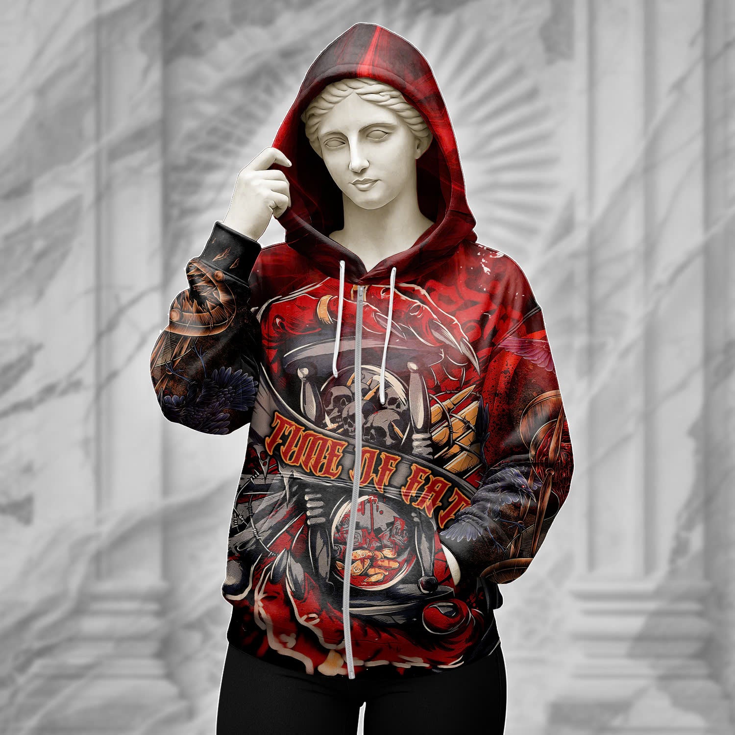 Personalised Time Of Fate Design Halloween Vibes Hoodie - TH02