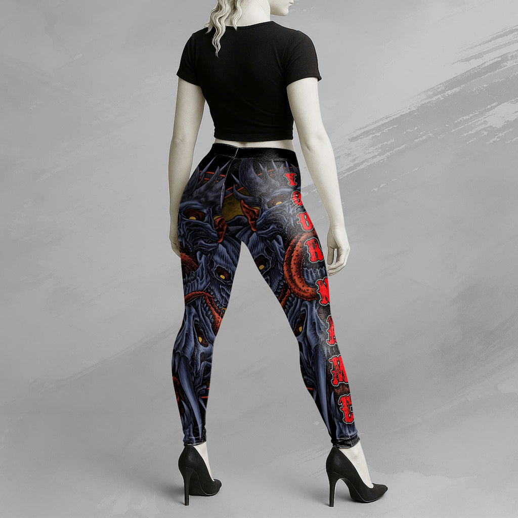 Personalised Monster Origin Design Halloween Vibes Legging - TH02