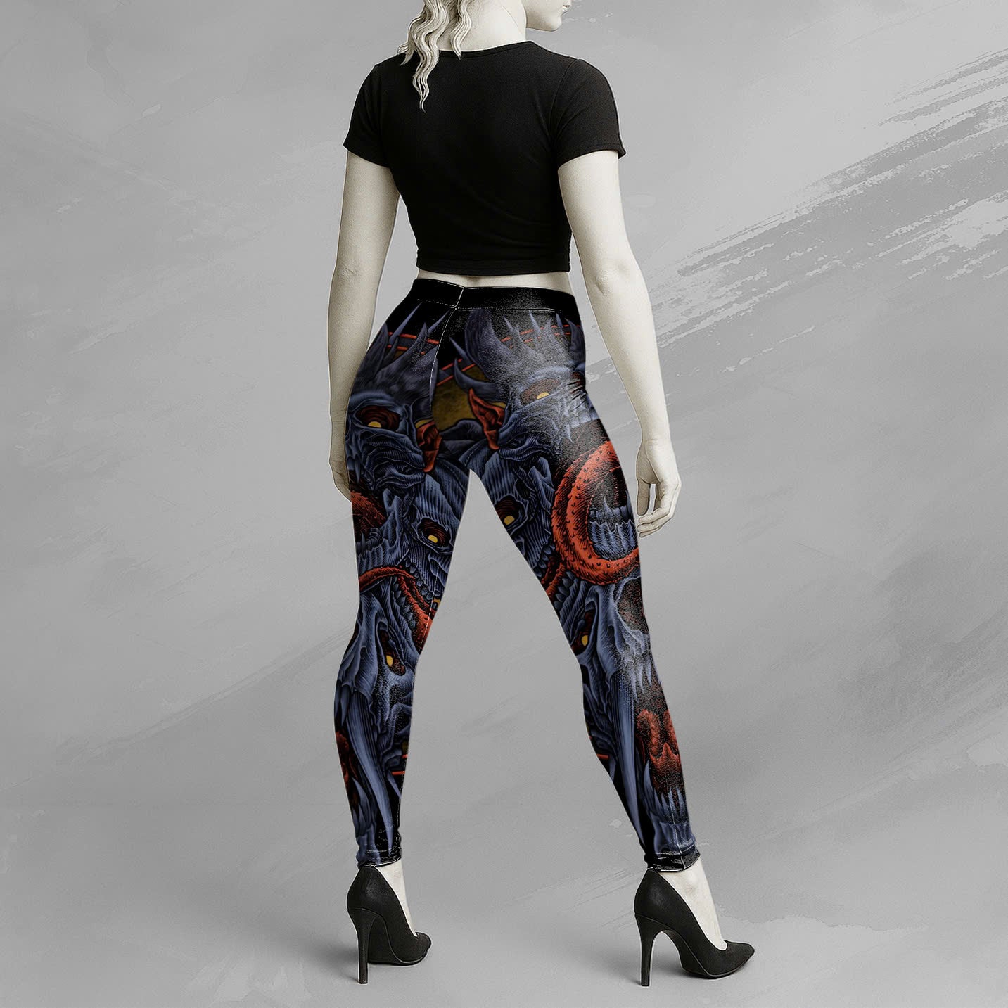Monster Origin Design Halloween Vibes Legging - TH02